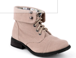 Children's Faux Suede Lace Up Boots